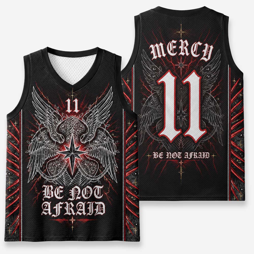 Fearless Eye Wing Graphic Mesh Jersey Tank Top