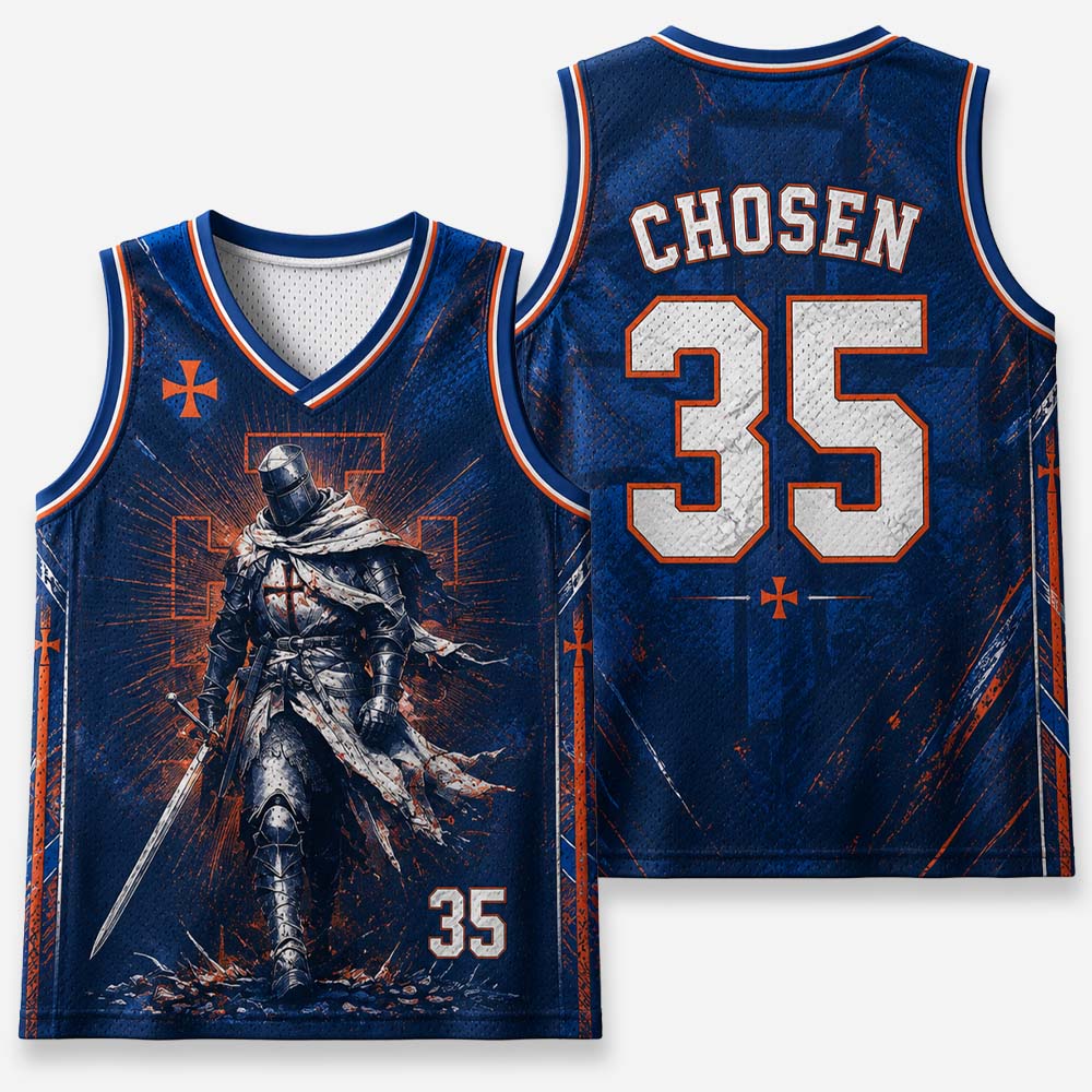 Red Knight Graphic Mesh Jersey Tank Top