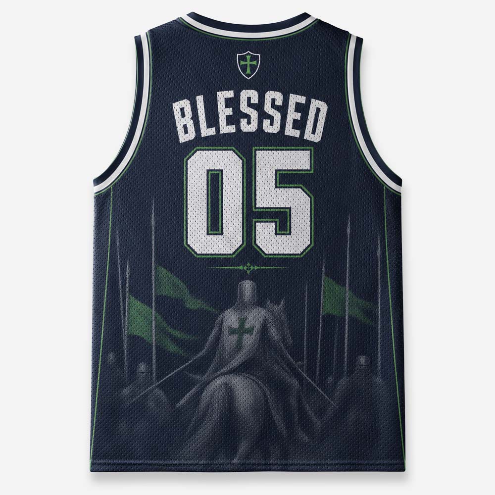Mounted Knight Graphic Mesh Jersey Tank Top