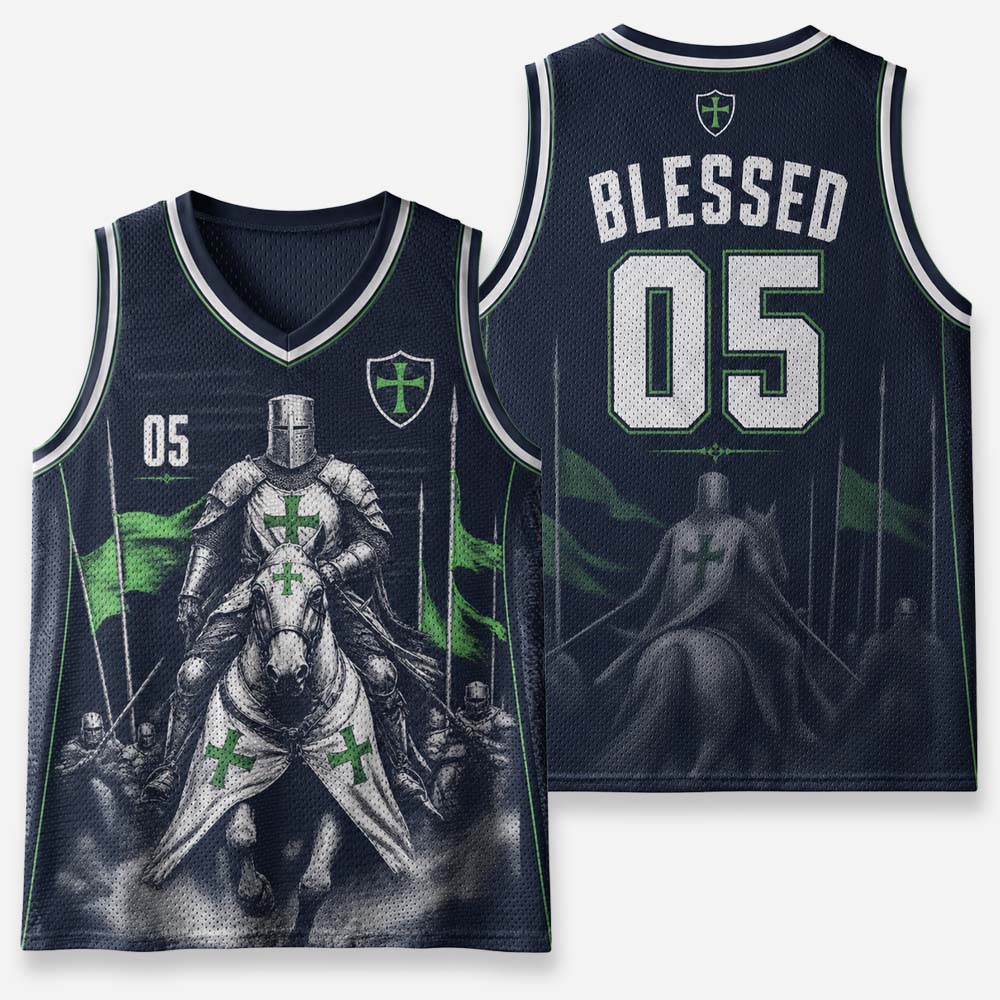 Mounted Knight Graphic Mesh Jersey Tank Top