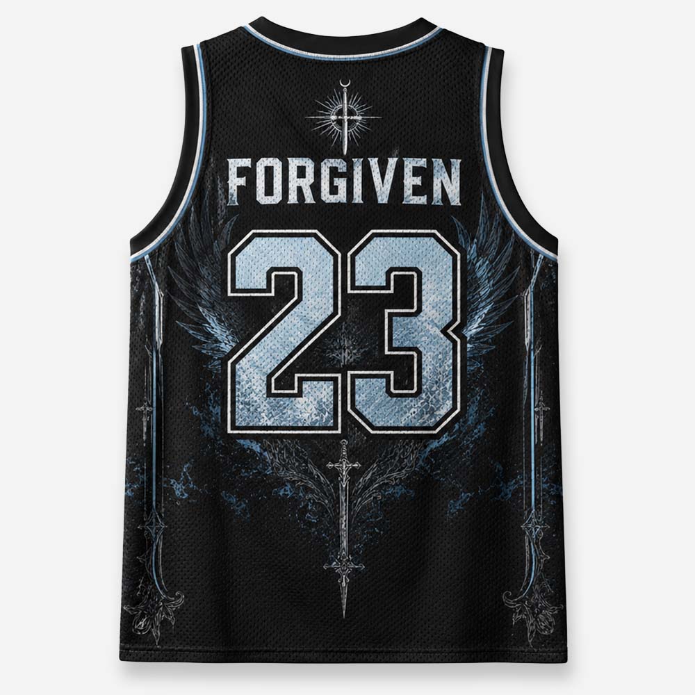Fearless Sword Graphic Mesh Jersey Tank Top