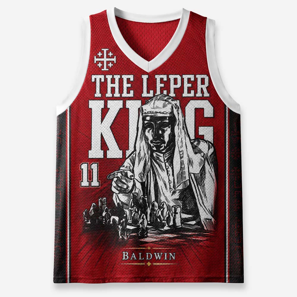 Masked King Graphic Mesh Jersey Tank Top
