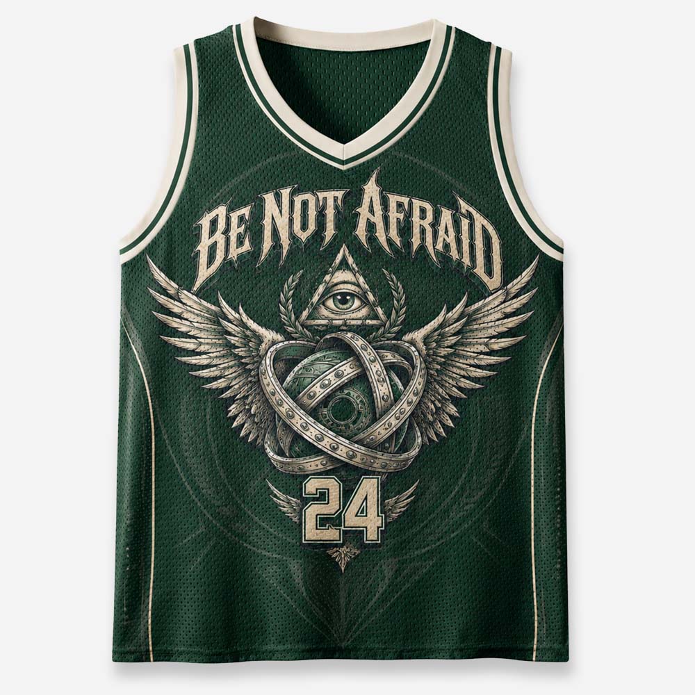 Fearless Eye Wing Graphic Mesh Jersey Tank Top