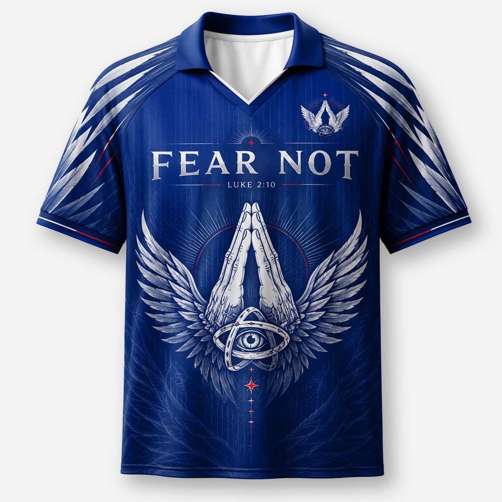 Fearless Eye Wing Graphic Collar Jersey