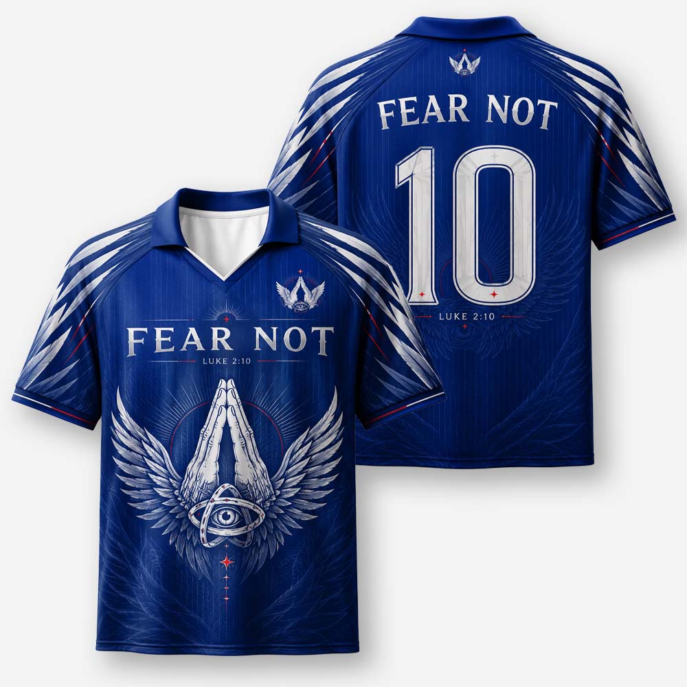 Fearless Eye Wing Graphic Collar Jersey