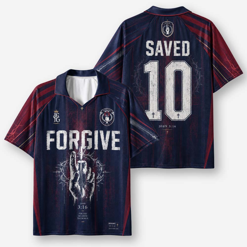 Forgiveness Graphic Collar Jersey