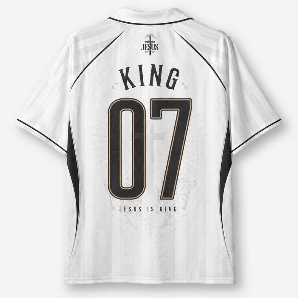 King Statement Graphic Collar Jersey