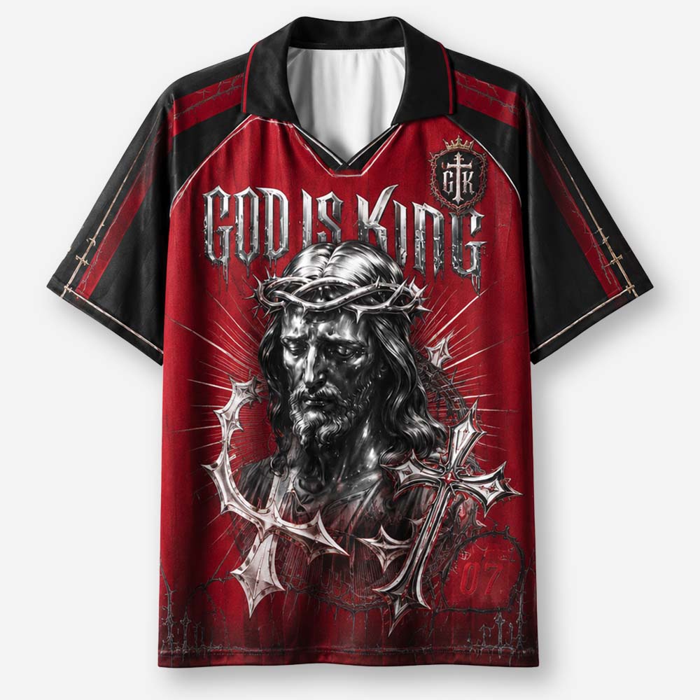 Crown Statement Graphic Collar Jersey
