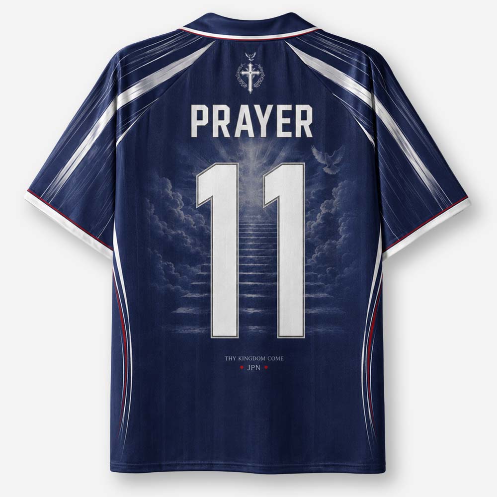 Cloud Stairway Graphic Collar Jersey