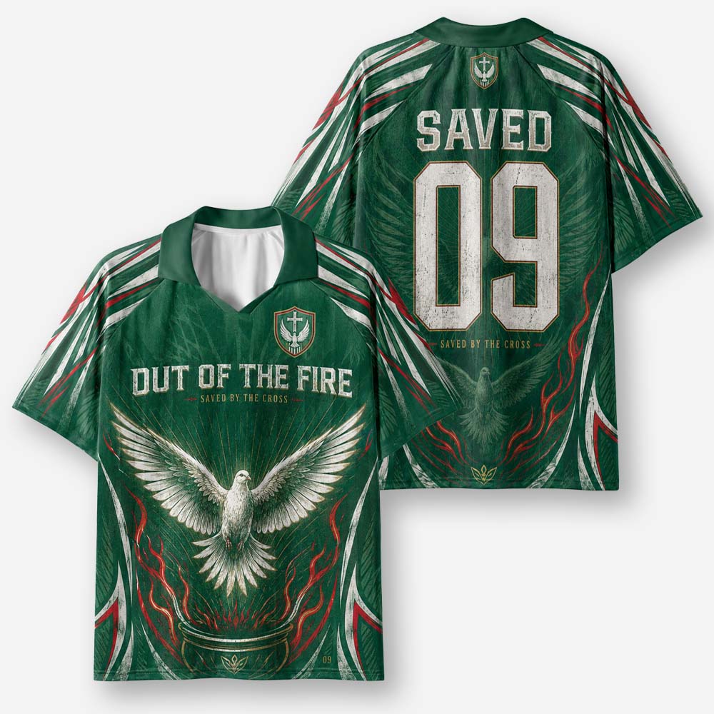 Dove Graphic Collar Jersey
