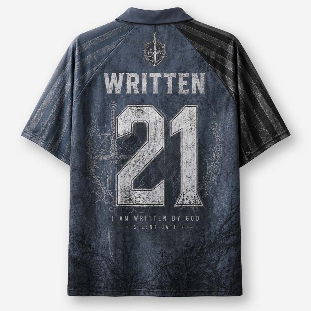 Silent Oath Grim Warrior Graphic Collar Jersey