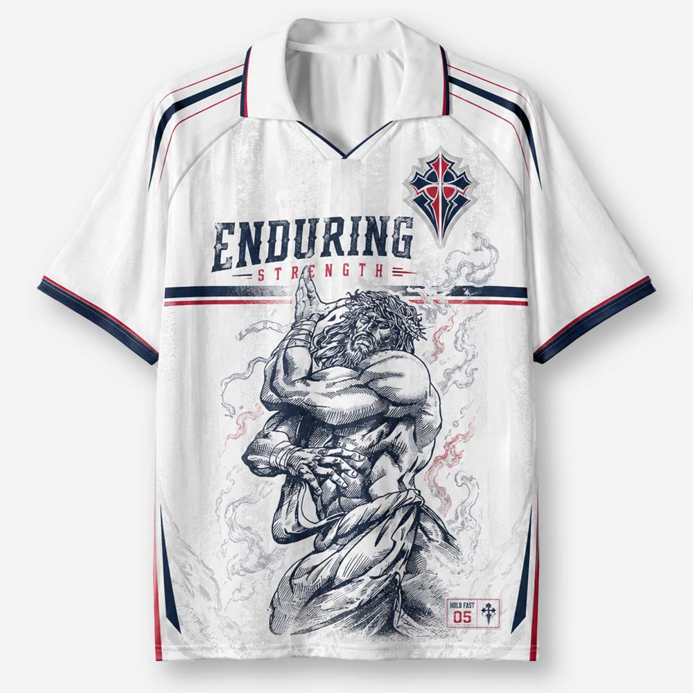 Enduring Strength Wrestle Graphic Collar Jersey