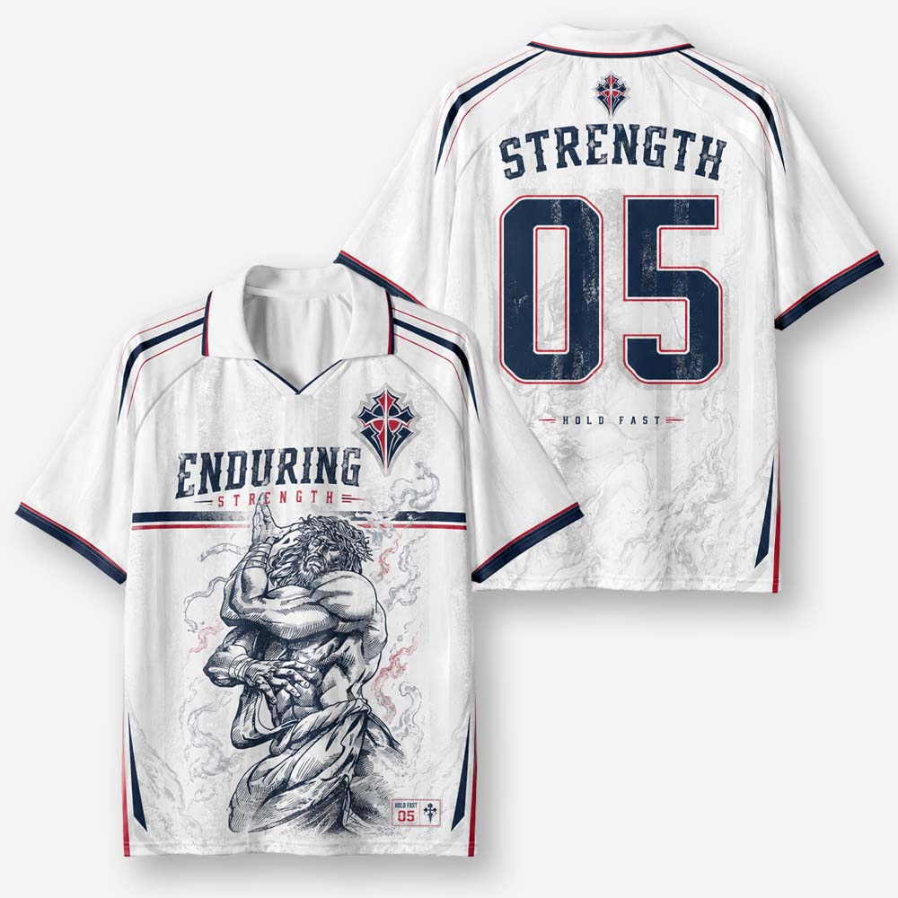 Enduring Strength Wrestle Graphic Collar Jersey