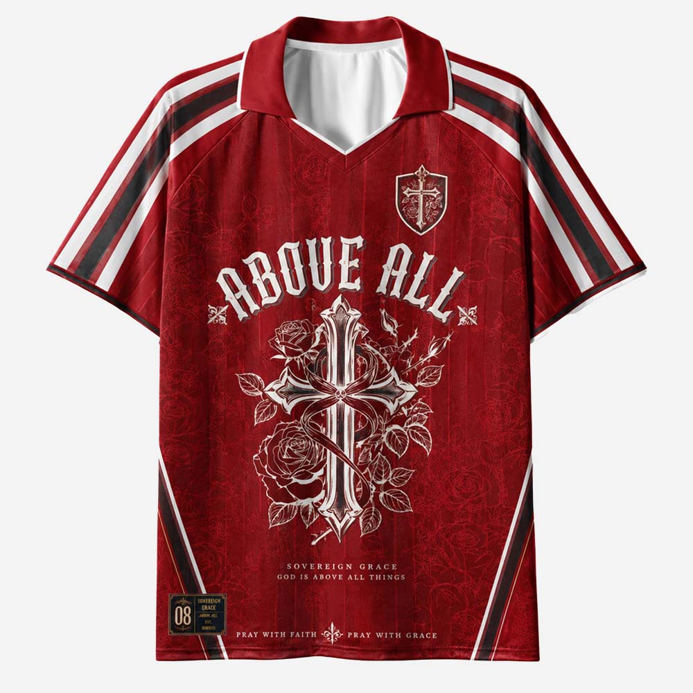 Sovereign Grace Blade Floral Graphic Collar Jersey