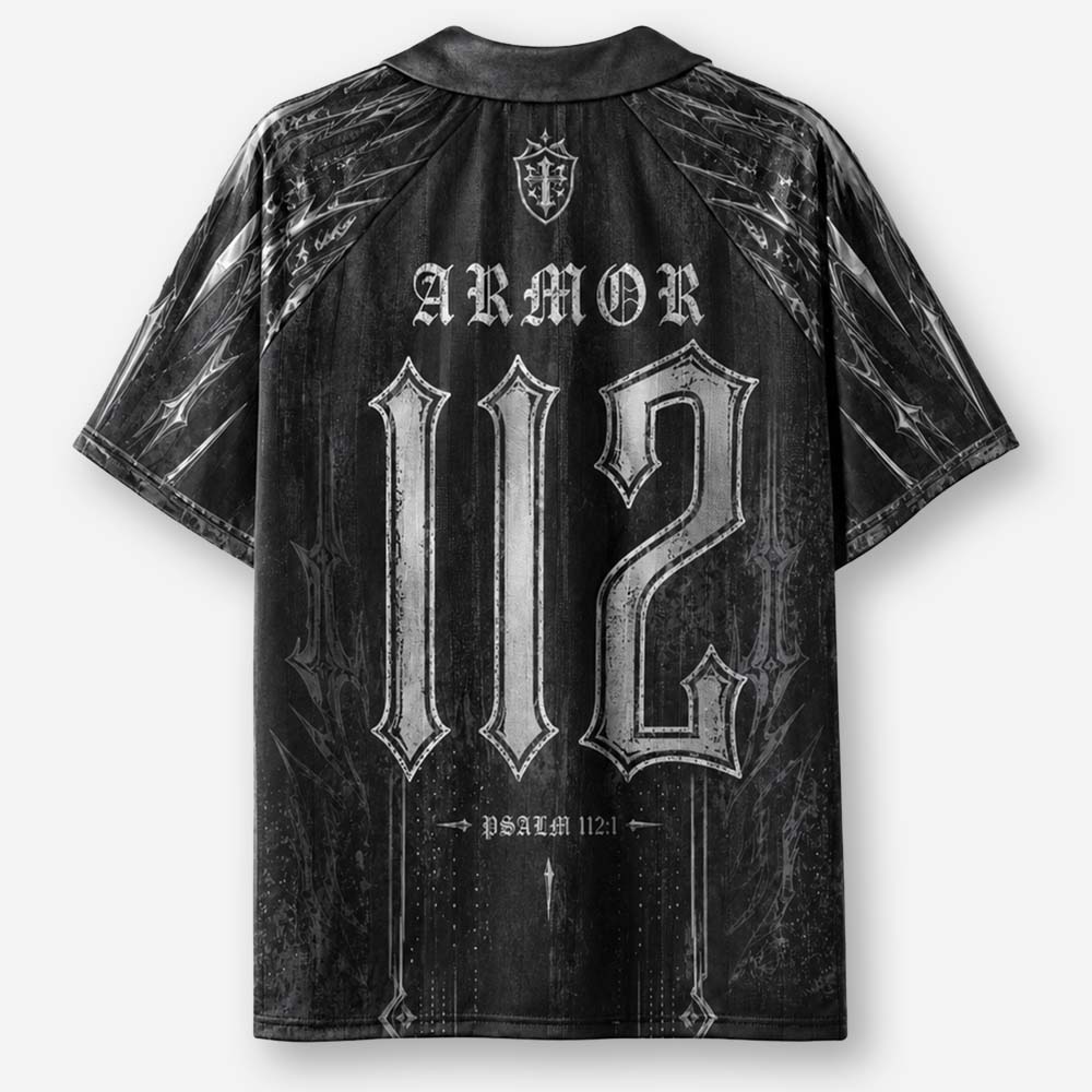 Blazing Aegis Faithbound Emblem Graphic Collar Jersey