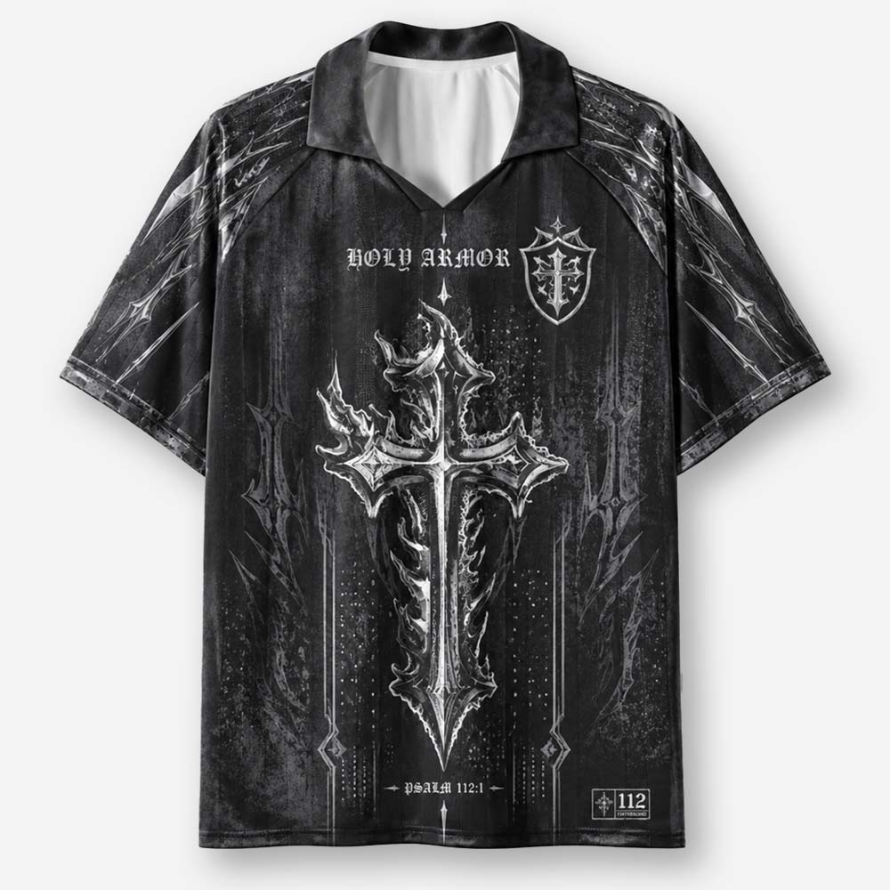 Blazing Aegis Faithbound Emblem Graphic Collar Jersey