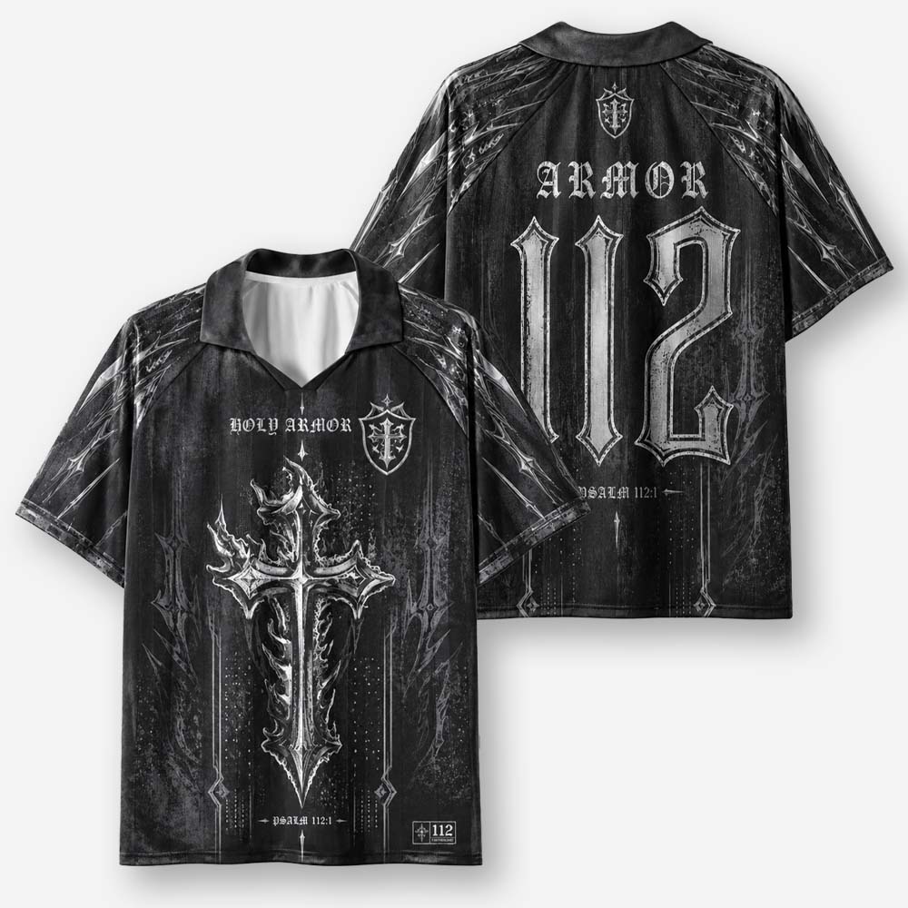 Blazing Aegis Faithbound Emblem Graphic Collar Jersey