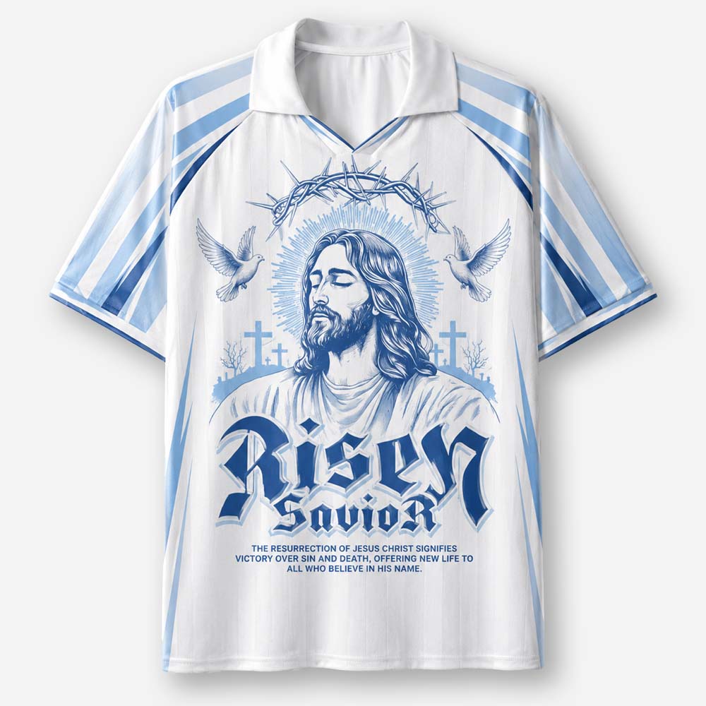 Dove Graphic Collar Jersey