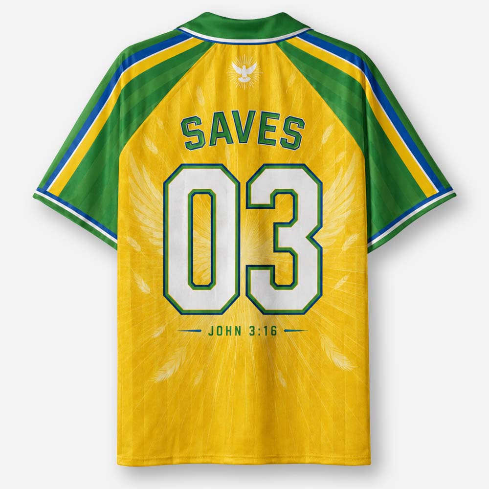 Dove Graphic Collar Jersey