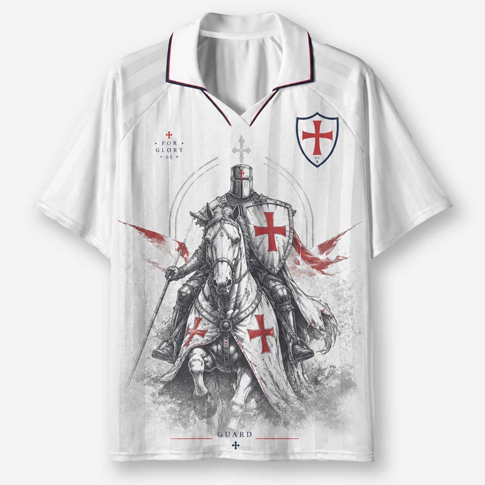 Mounted Knight Graphic Collar Jersey