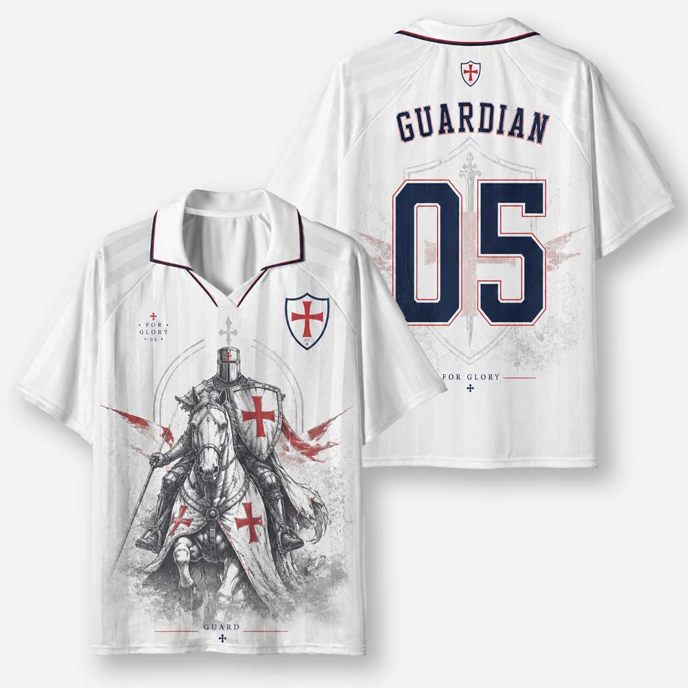 Mounted Knight Graphic Collar Jersey