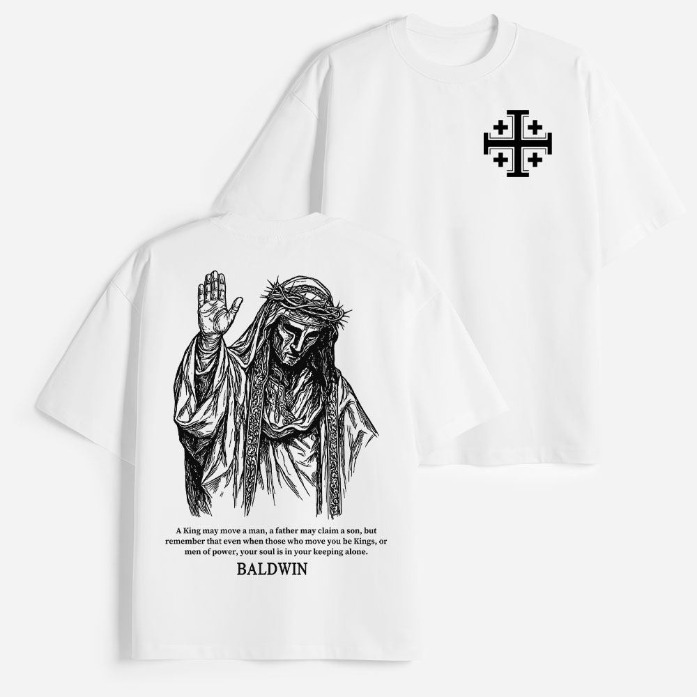 Masked King Heavyweight Cotton Graphic T-Shirt