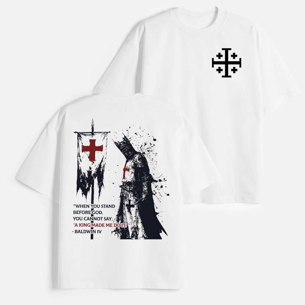 Masked King Heavyweight Cotton Graphic T-Shirt