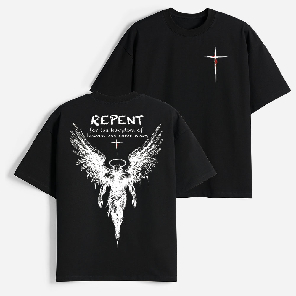 Repent Heavyweight Cotton Graphic T-Shirt