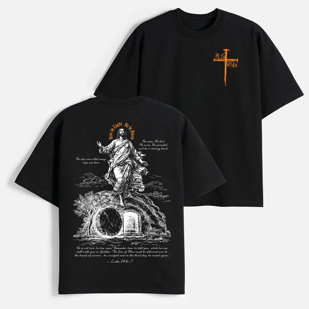 Open Tomb Heavyweight Cotton Graphic T-Shirt