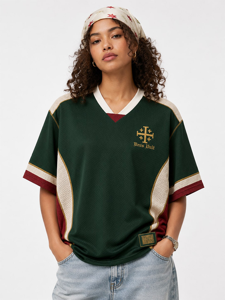 Masked King Graphic Mesh Jersey