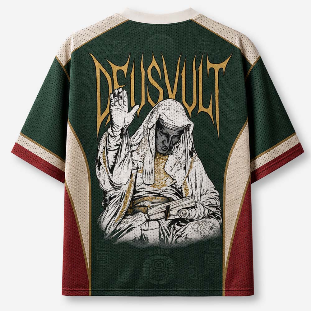 Masked King Graphic Mesh Jersey