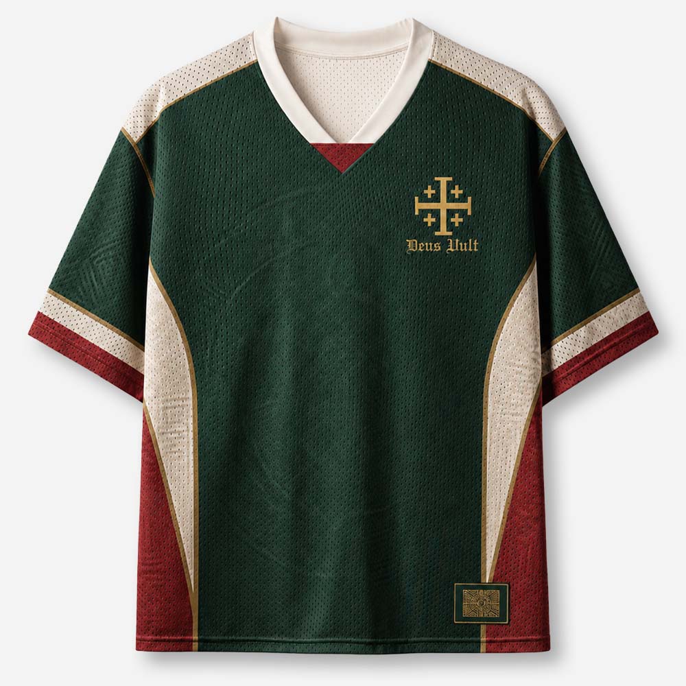 Masked King Graphic Mesh Jersey