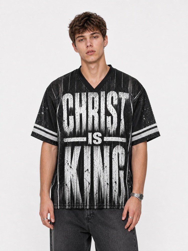 Crown Statement Graphic Mesh Jersey