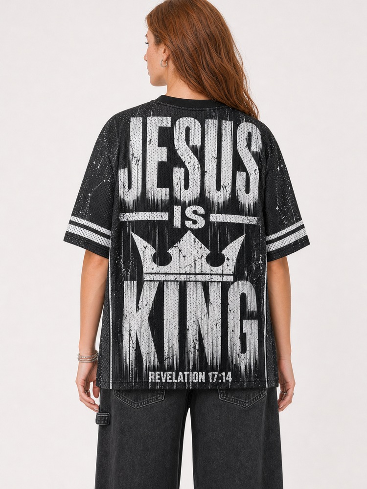 Crown Statement Graphic Mesh Jersey