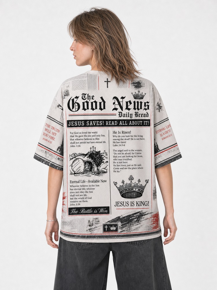 The Good News Graphic Mesh Jersey
