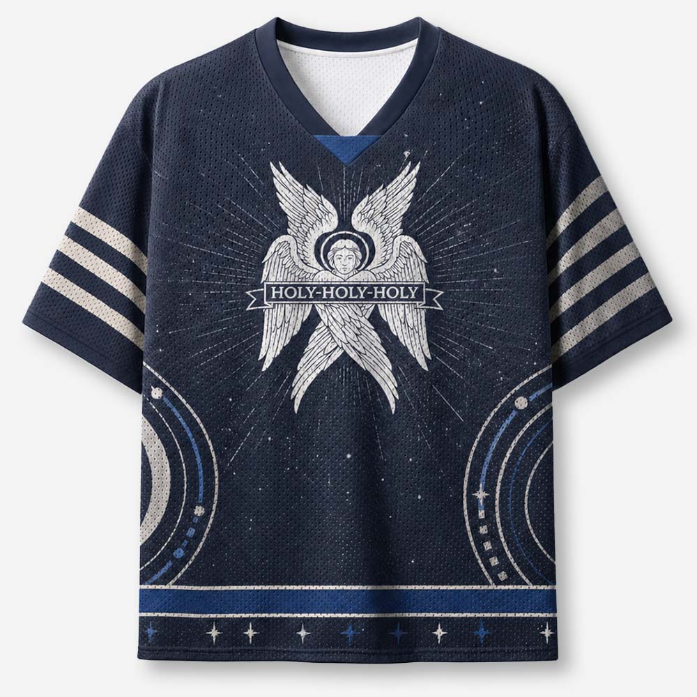 Eye Wing Graphic Mesh Jersey