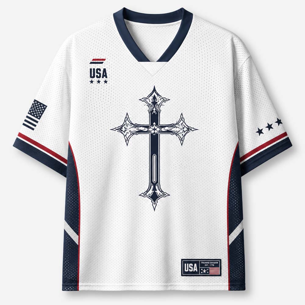 Crown Statement Graphic Mesh Jersey