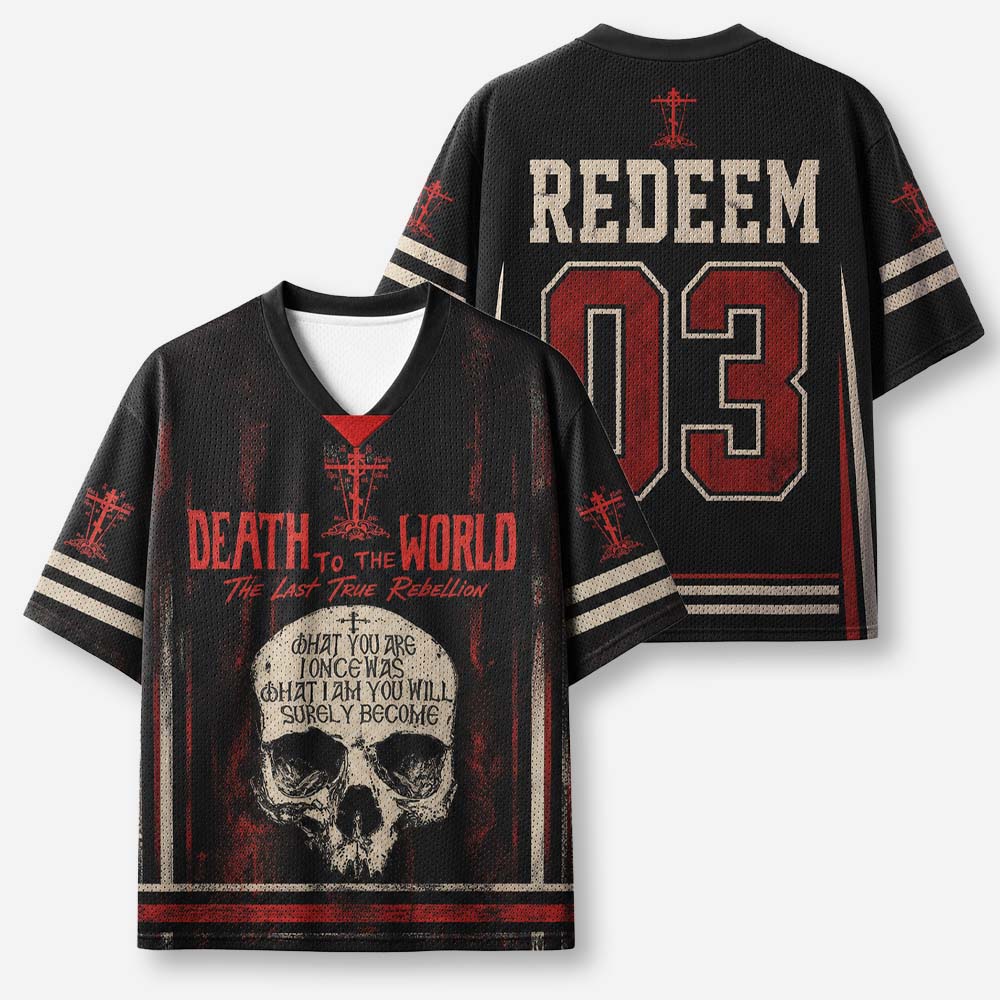 Death to The World Graphic Mesh Jersey