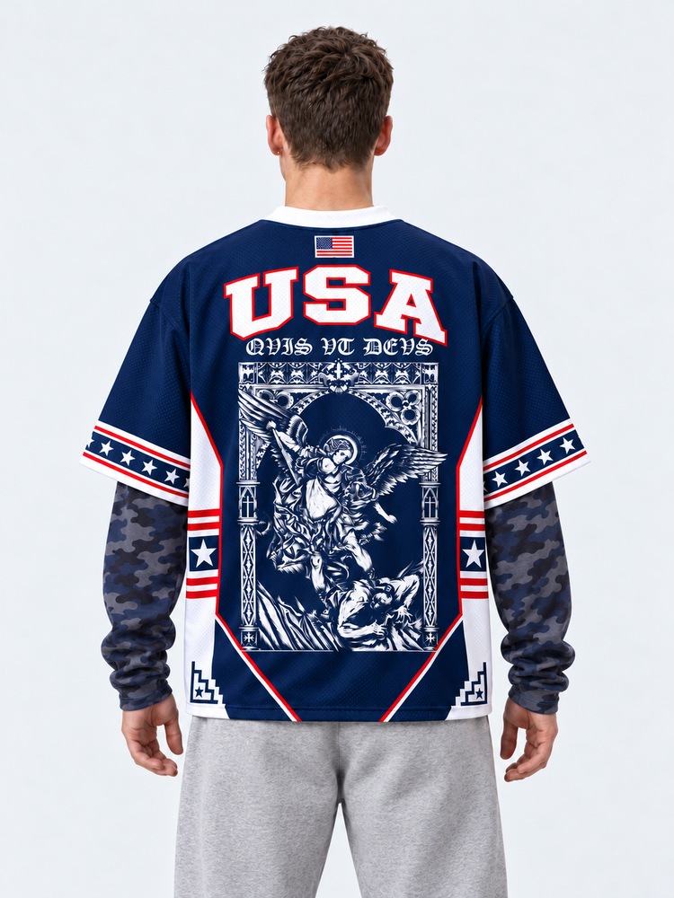 Angel Graphic Mesh Jersey