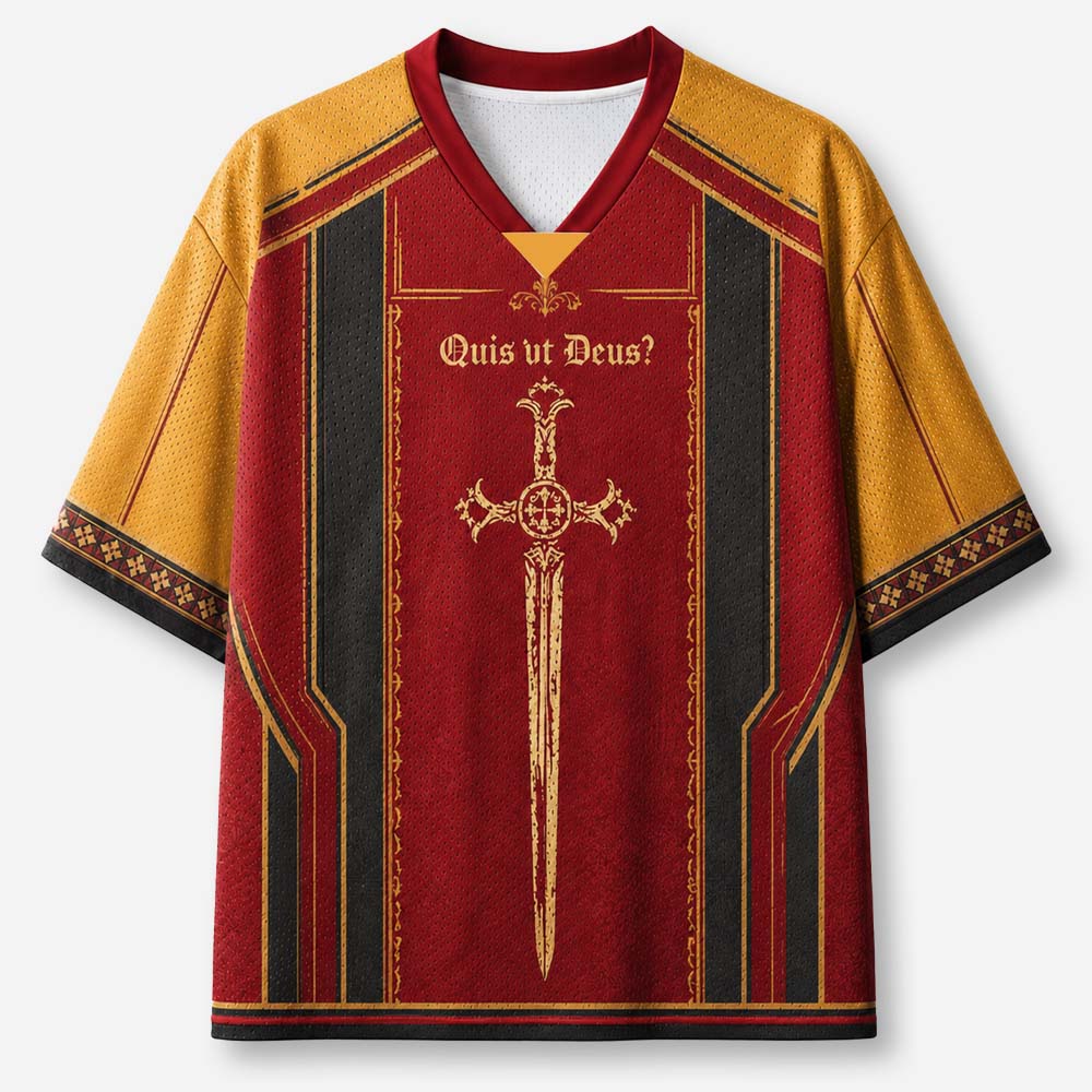Angel Graphic Graphic Mesh Jersey