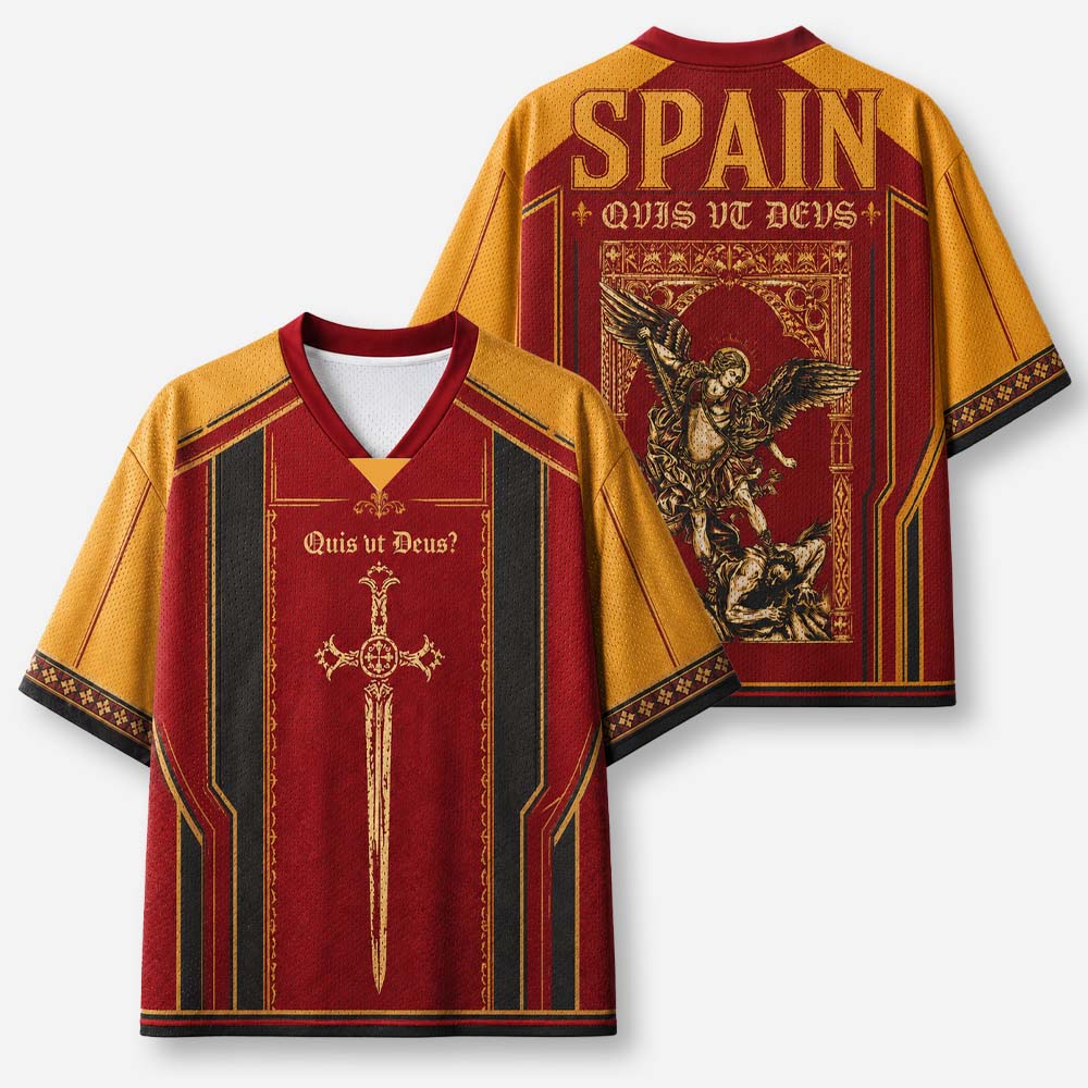 Angel Graphic Graphic Mesh Jersey