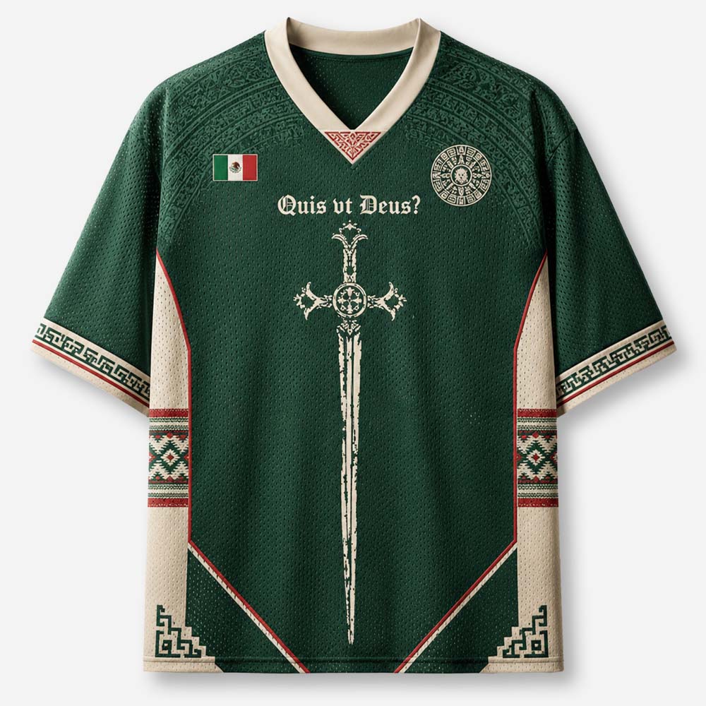 Angel Graphic Graphic Mesh Jersey