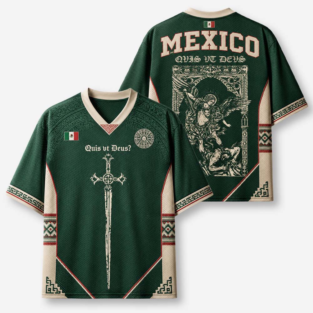 Angel Graphic Graphic Mesh Jersey