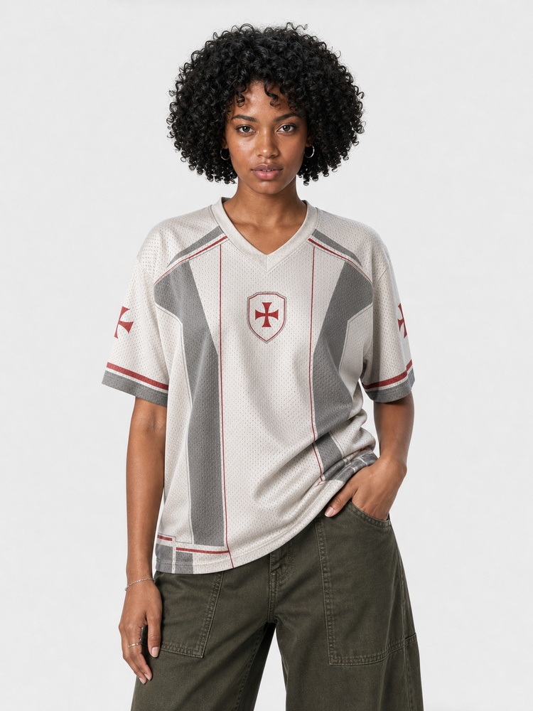 Red Knight Graphic Mesh Jersey