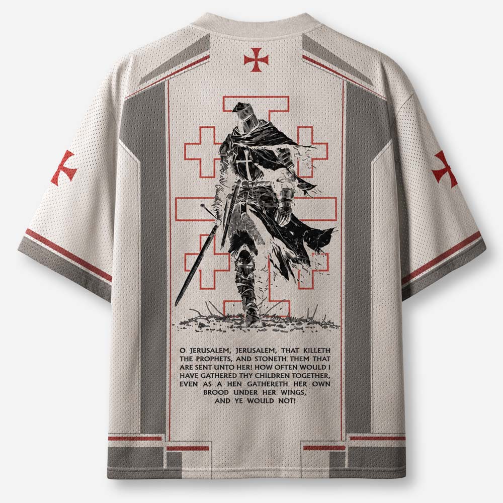 Red Knight Graphic Mesh Jersey