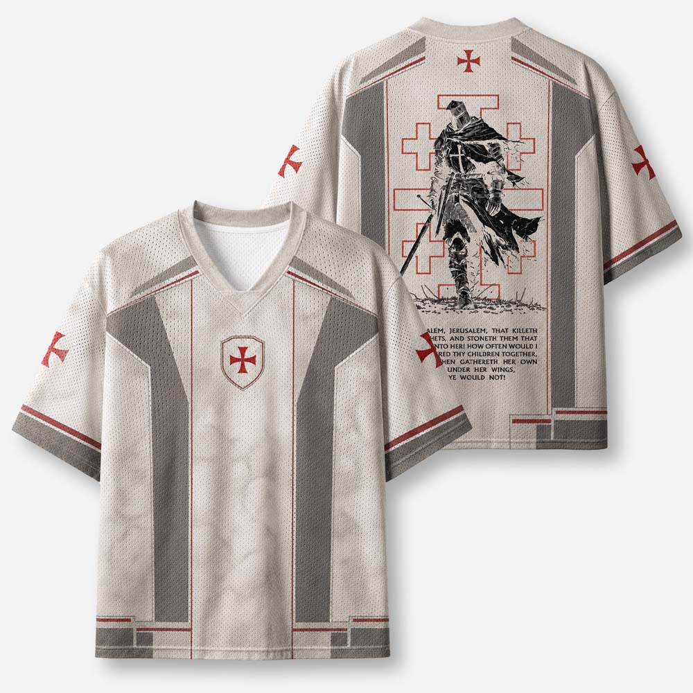 Red Knight Graphic Mesh Jersey
