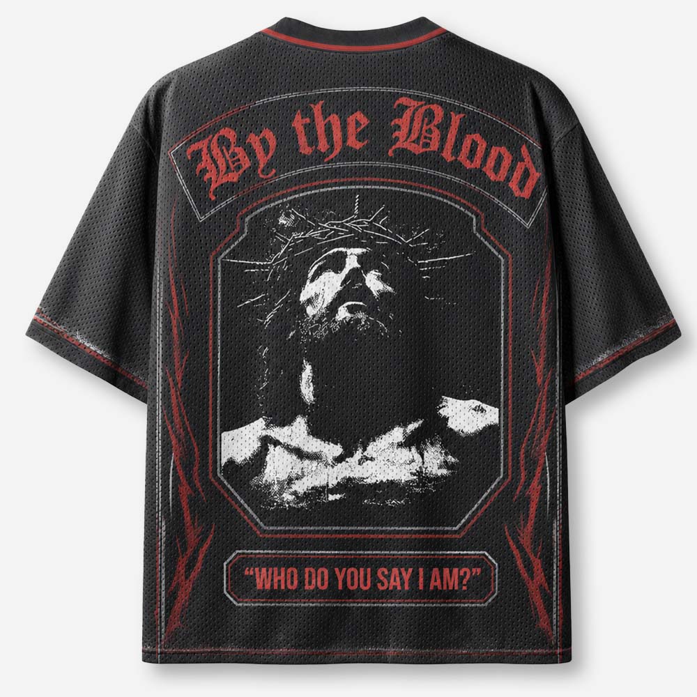 By The Blood Graphic Mesh Jersey