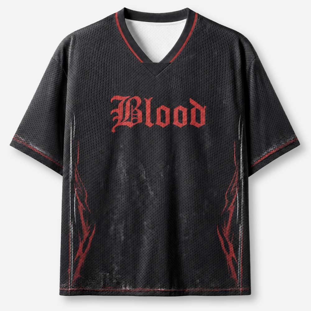 By The Blood Graphic Mesh Jersey