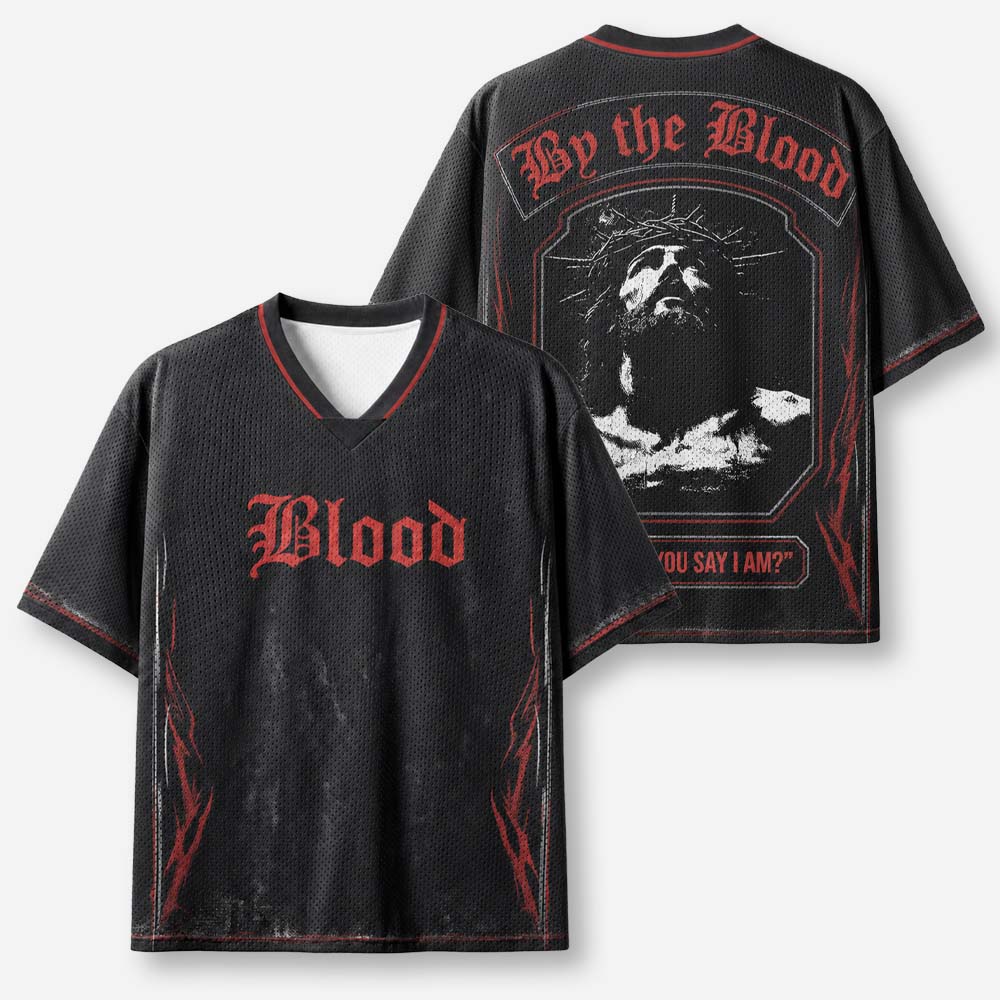 By The Blood Graphic Mesh Jersey