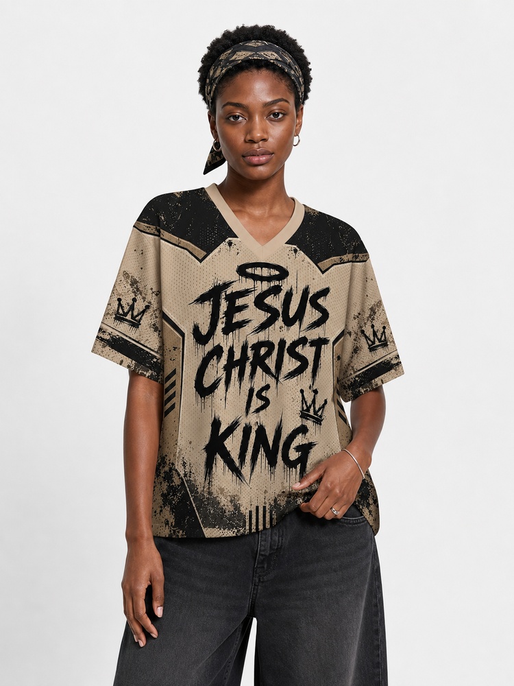 Crown Statement Graphic Mesh Jersey